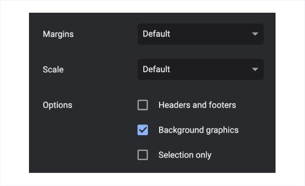 Adjust Other Print Settings