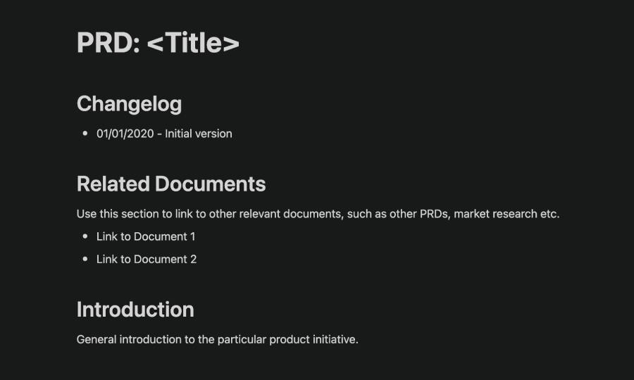 4 Free Notion PRD Templates (Plus Tips) Focused Bee