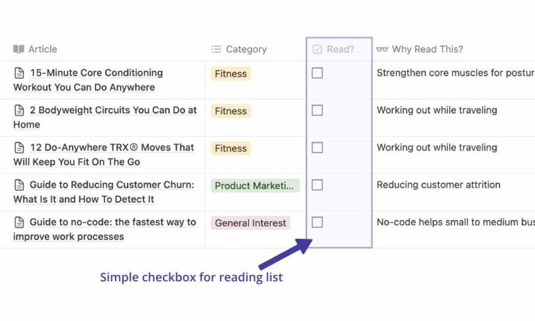 How To Add Checkbox In Notion Table - 5 Seriously Easy Steps - Focused Bee