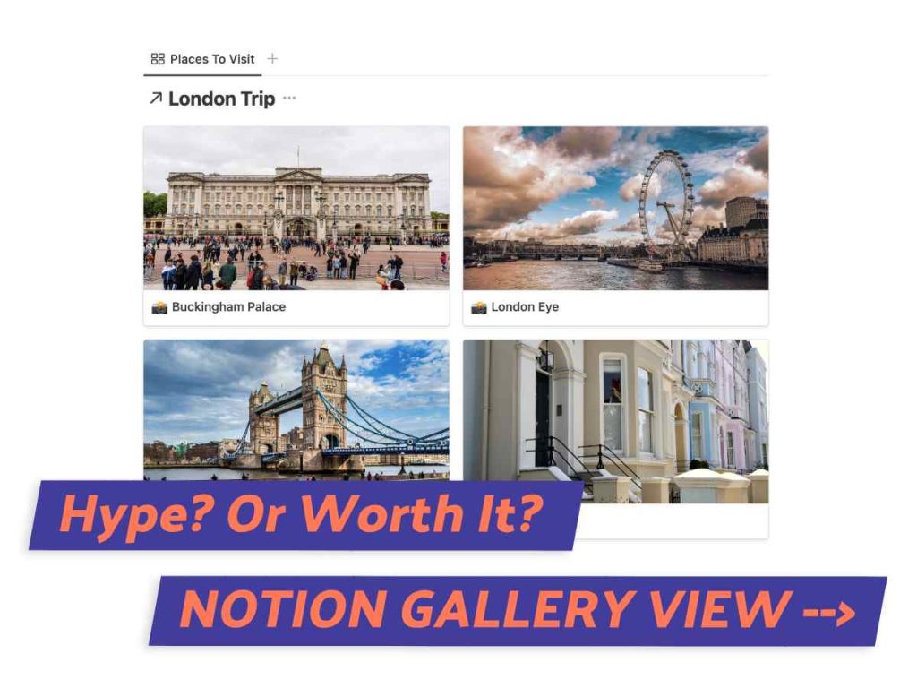 Notion Gallery View