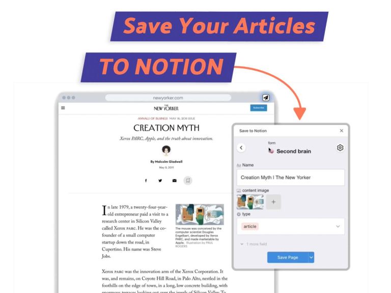 Save To Notion Chrome Extension