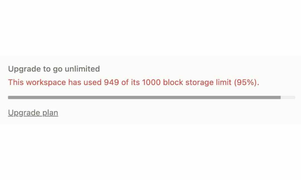 Block Storage Limit