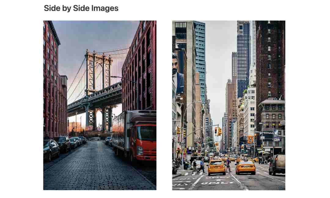 Side by Side Images