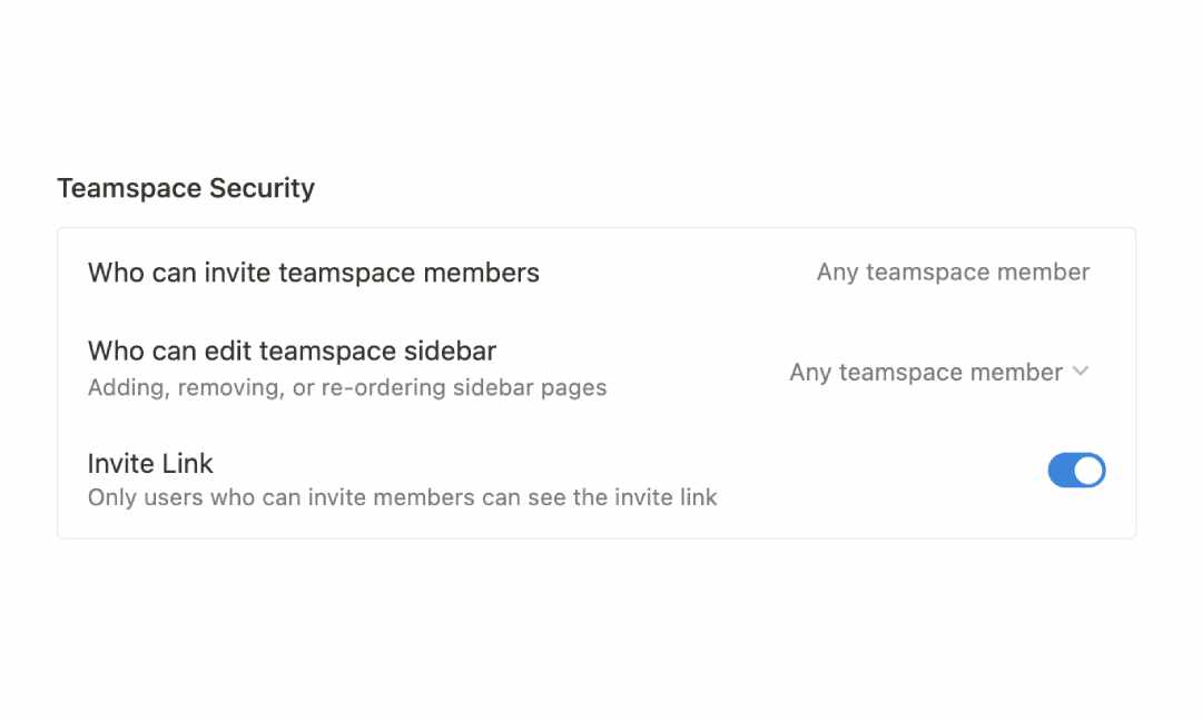 Teamspace Security