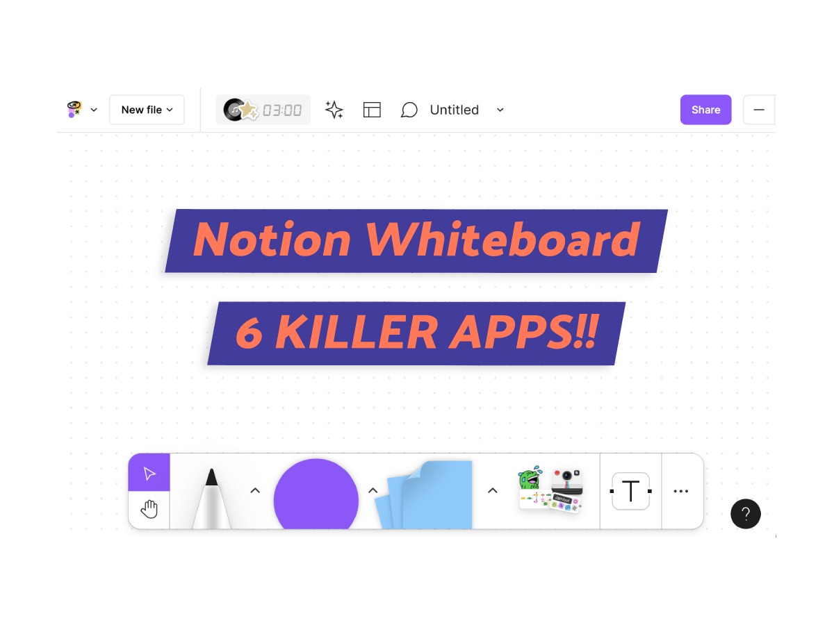 Notion Whiteboard Apps